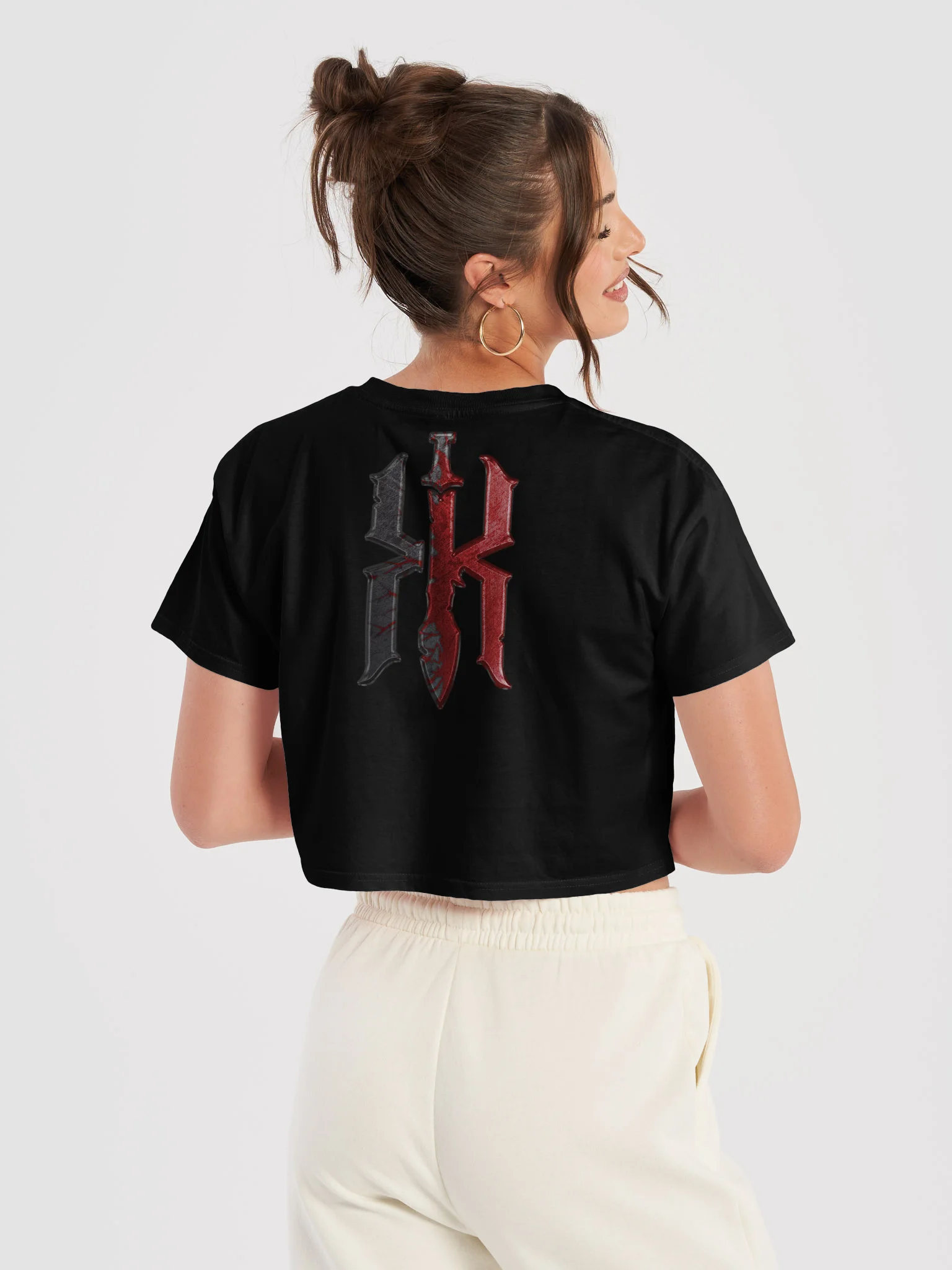 Mirrored K-Blade Logo CropTop product image (4)