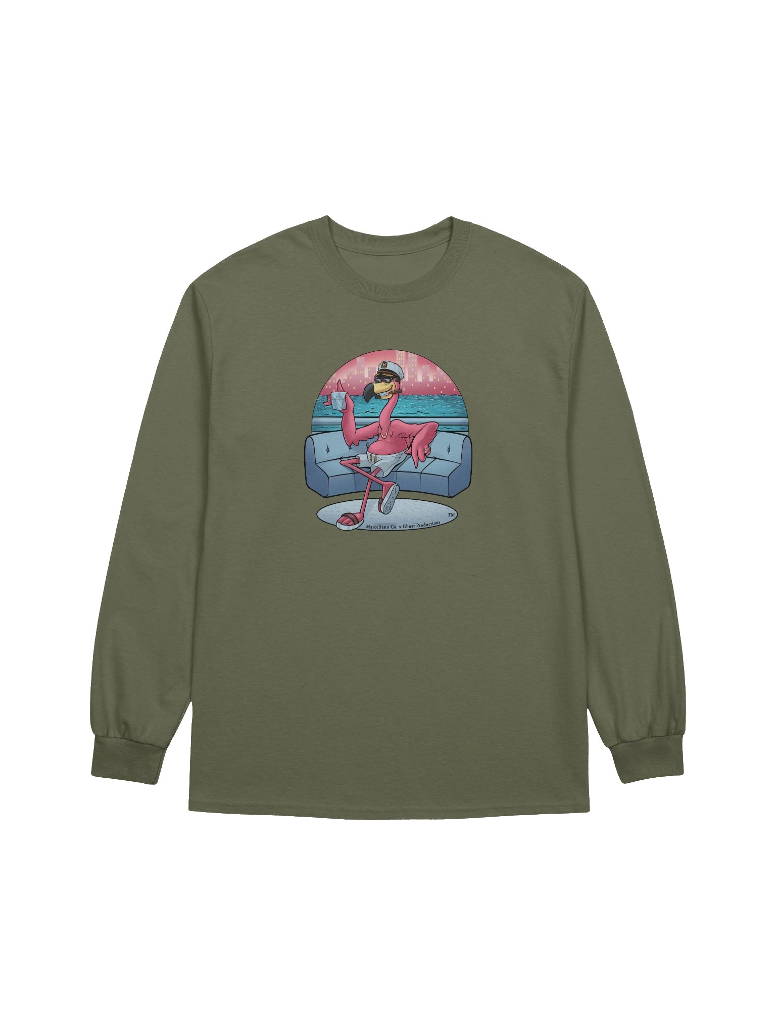Flamingo Bliss Long Sleeve Tee product image (13)