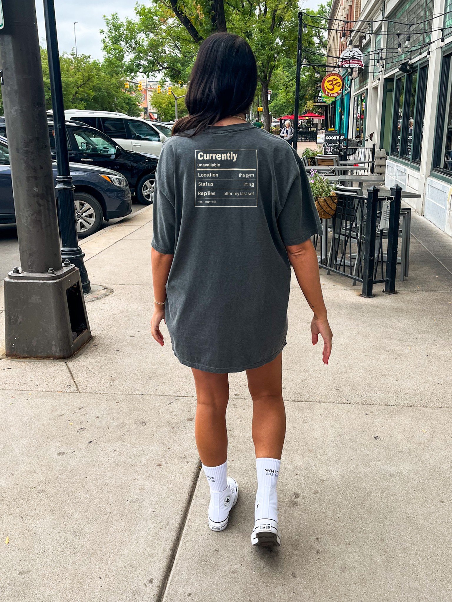 Currently Unavailable Oversized Gym Tee | Pump Cover product image (3)