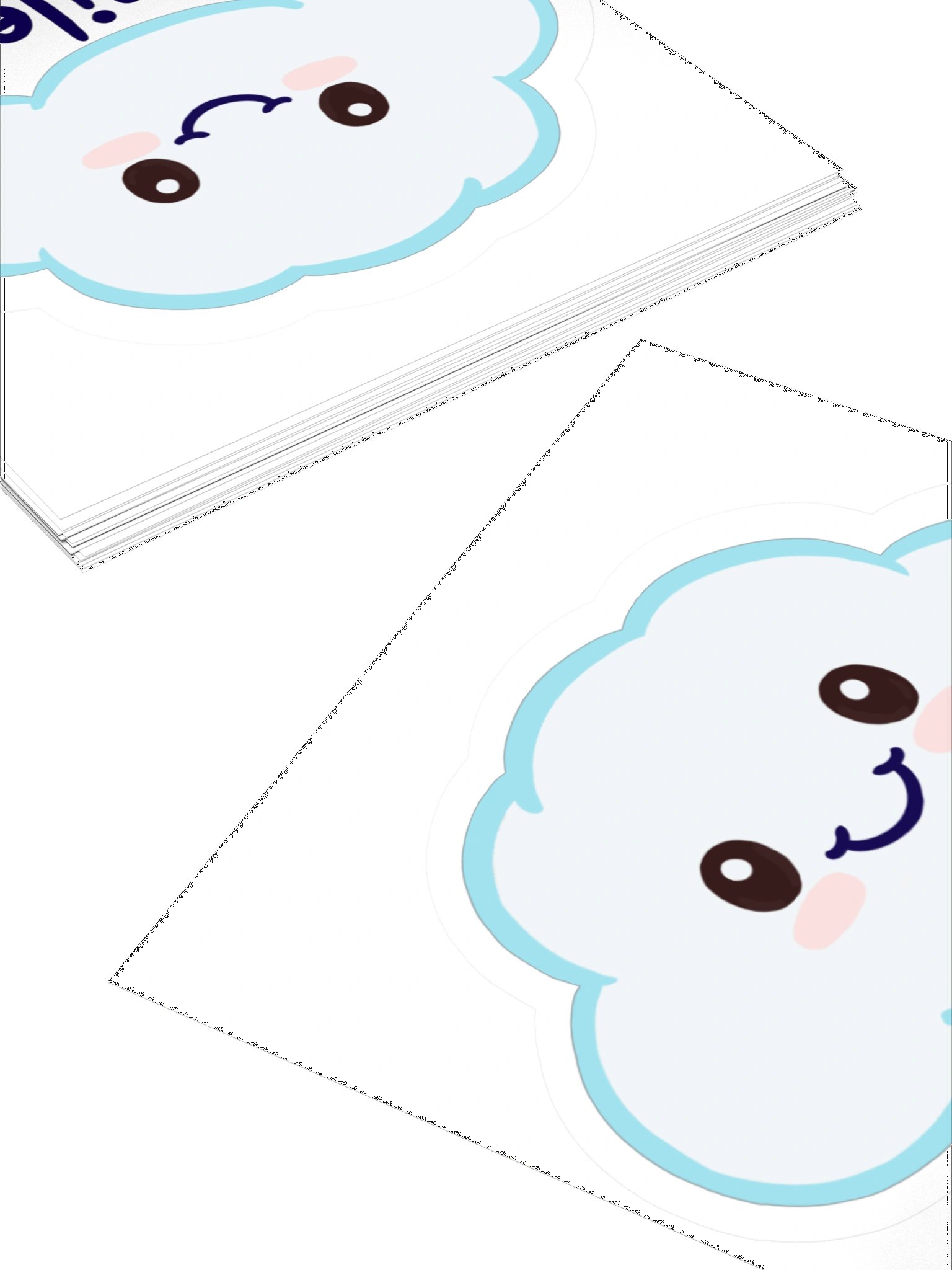 Smiley Cloud Sticker product image (4)