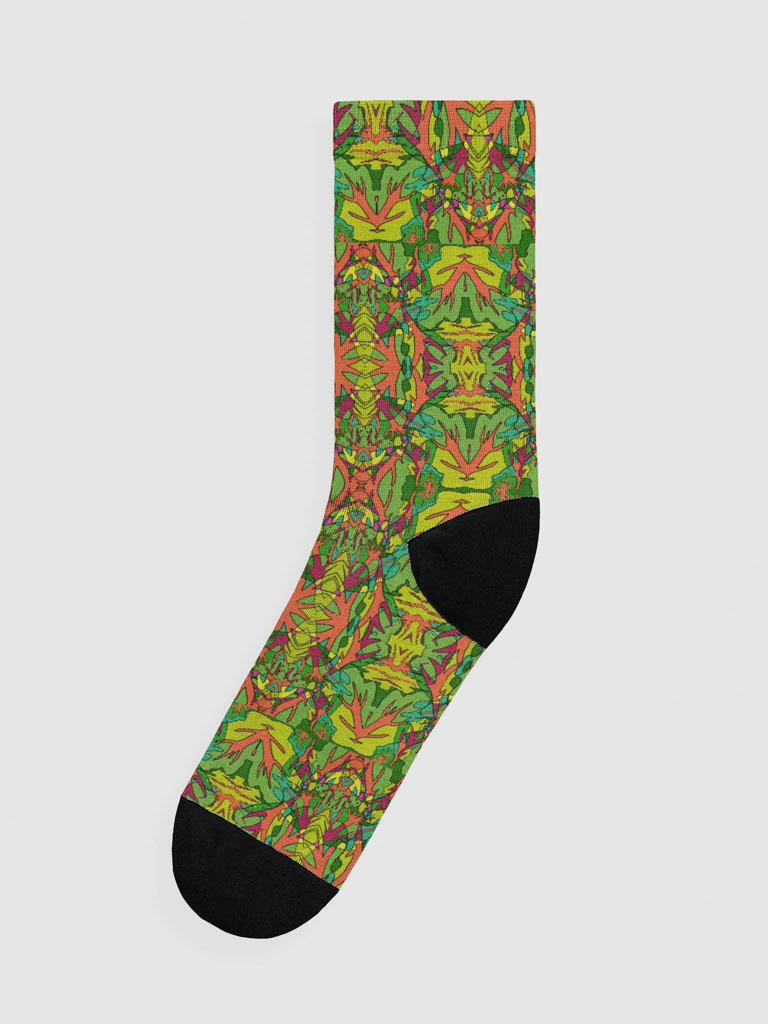 Spinach Tangle – Sustainable Crew Socks product image (2)