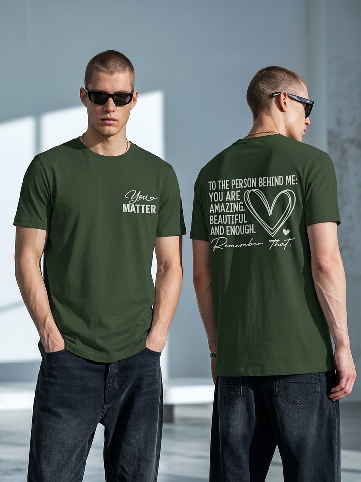You Matter T-Shirt – Mental Health Awareness Graphic Tee | The Rest Club Co. product image (2)