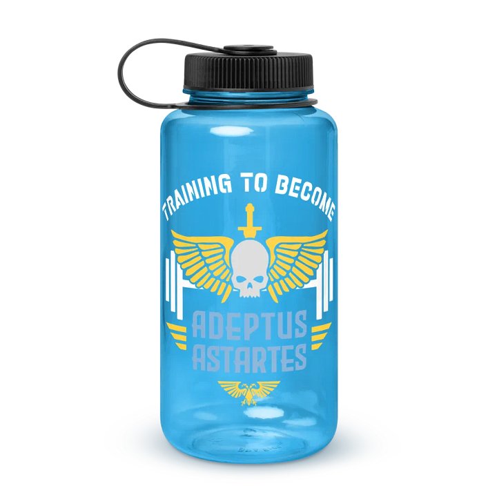 raining to Become Adeptus Astartes" Wide Mouth Water Bottle | Warhammer 40K Inspired product image (2)