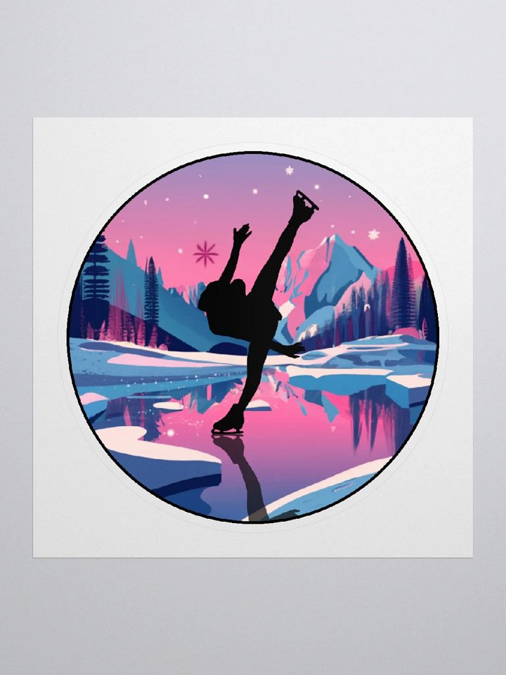 Ice Queen Spiral Sticker product image (1)