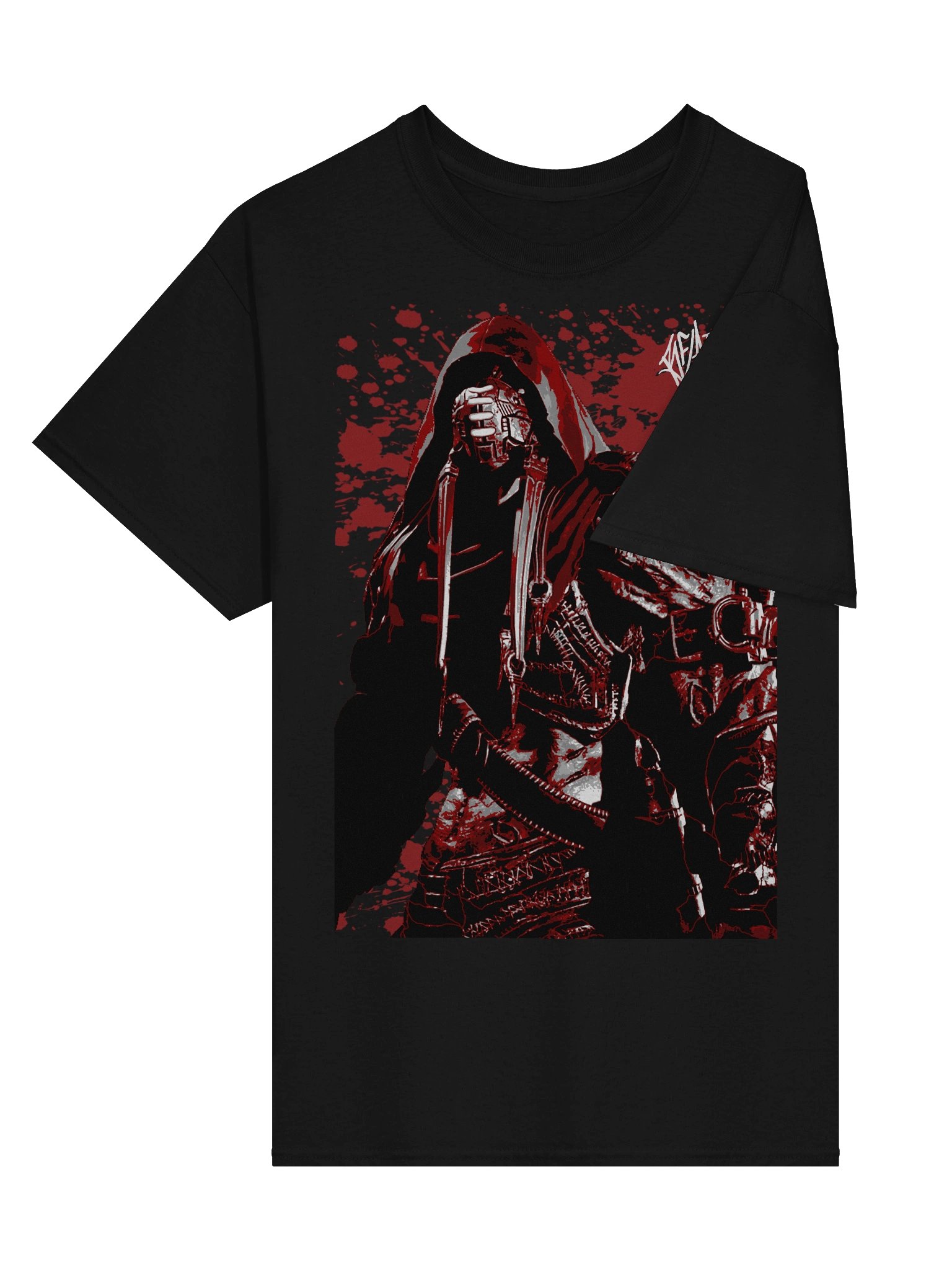 Skorge paintint tee (BLACK) product image (3)