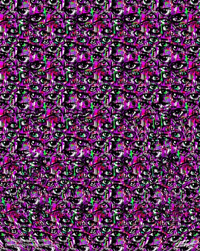 This Stereogram makes wrooooom.