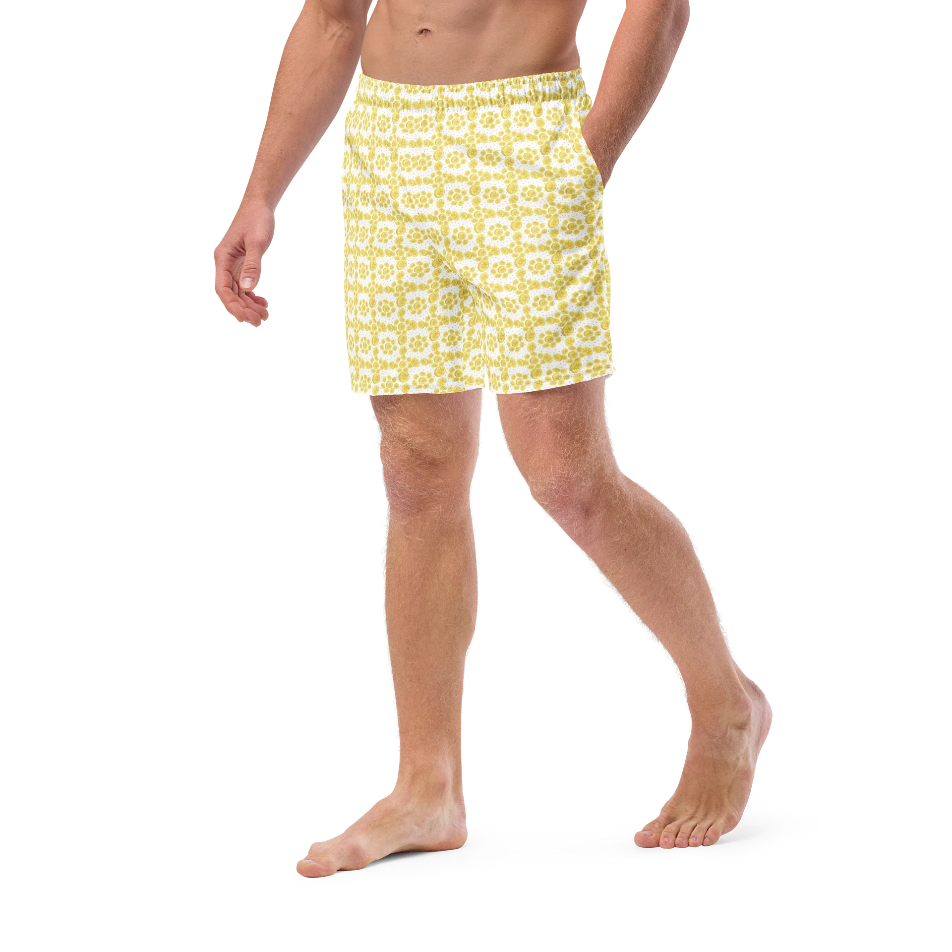 Citron Circle – Classic Men's Swim Trunks product image (6)