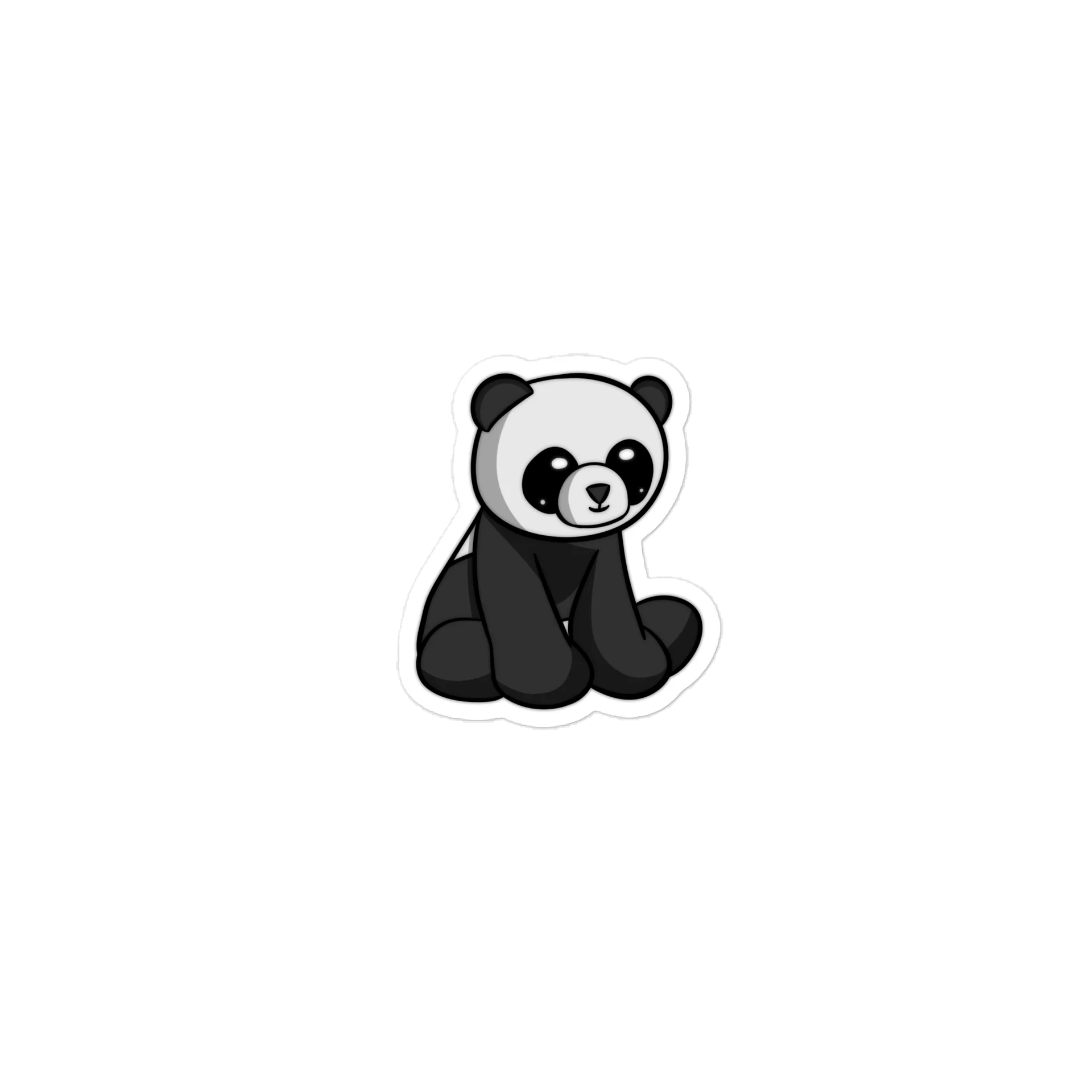 Panda Sitting Sticker product image (1)