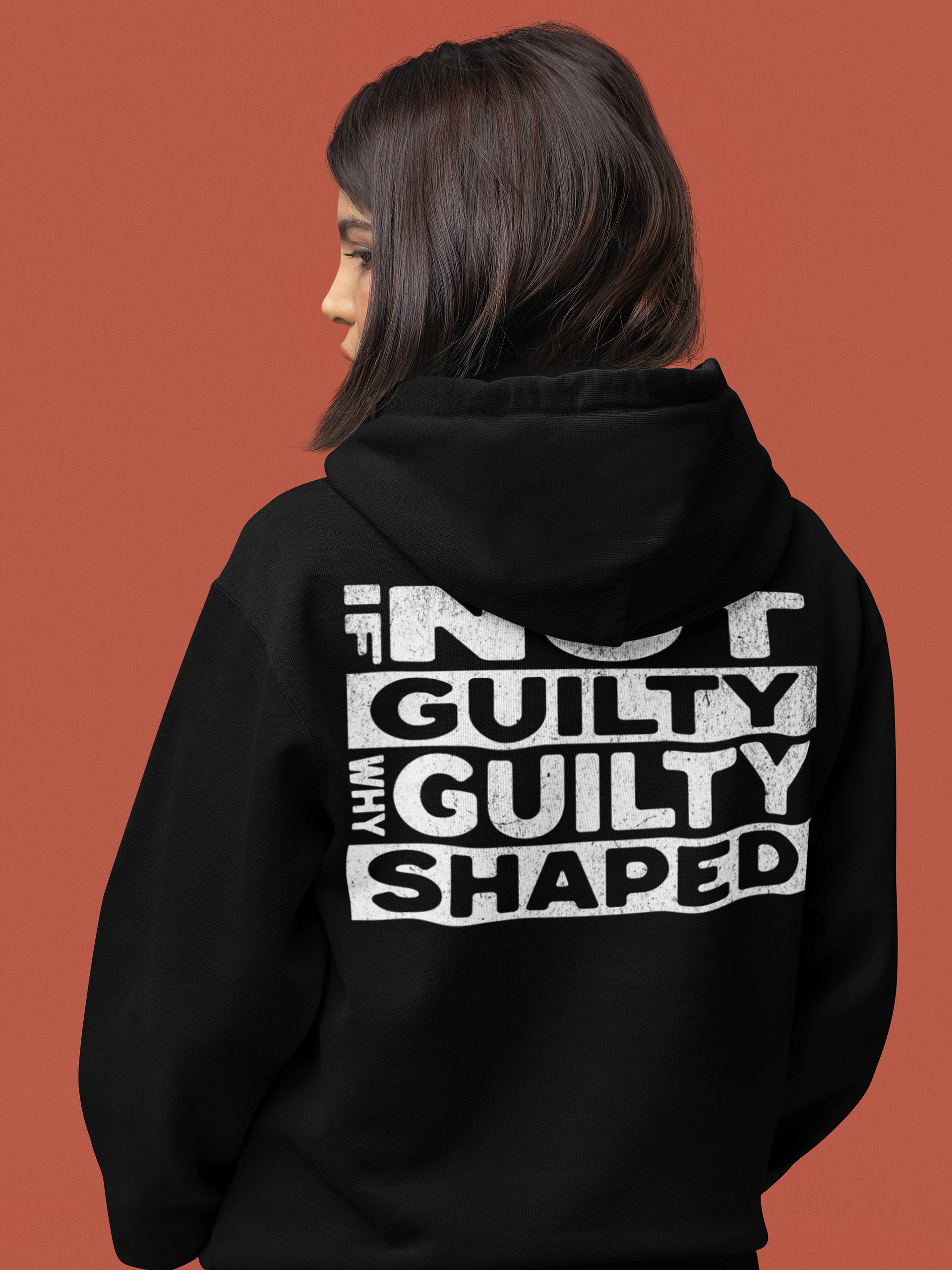 If Not Guilty, Why Guilty Shaped Zip Hoodie product image (27)