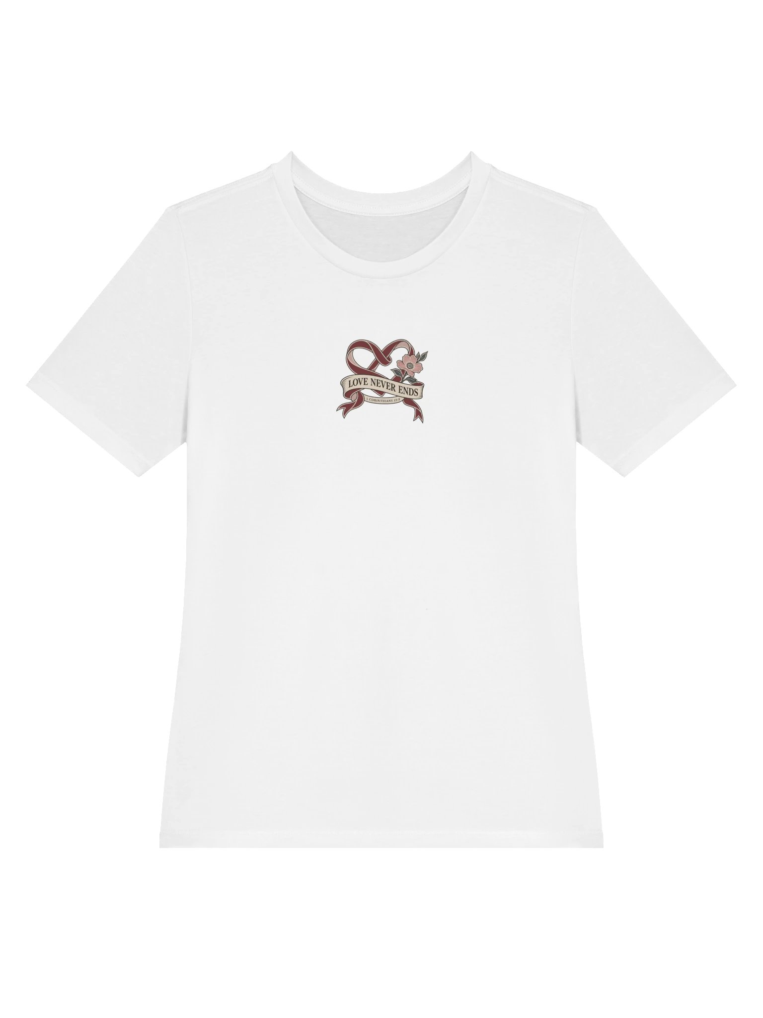 Love Never Ends | 1 Corinthians 13:8 Relaxed Tee product image (11)