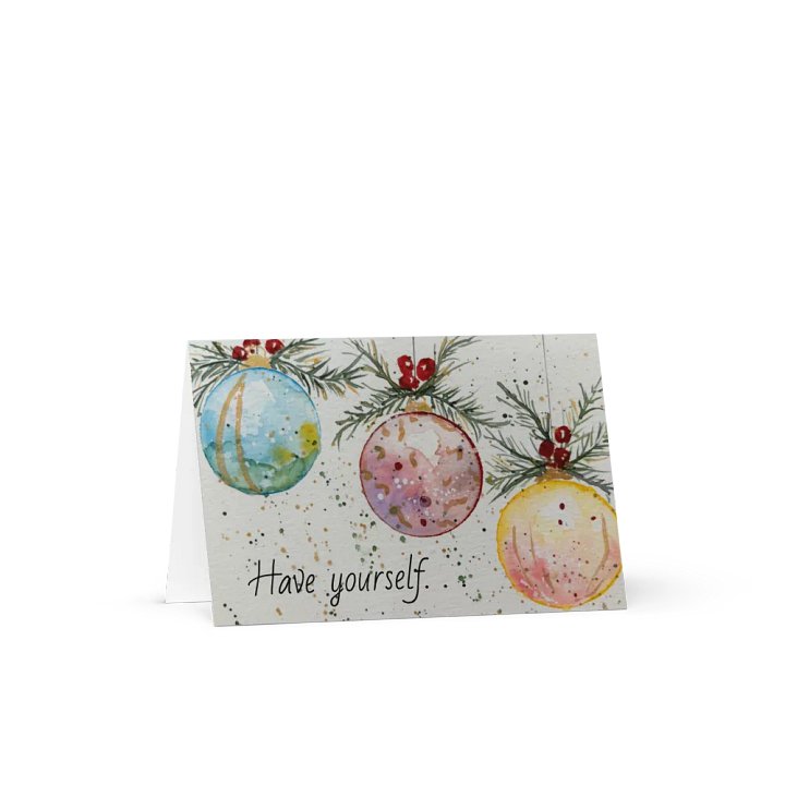 Christmas Ornament Cards (10 cards) product image (1)
