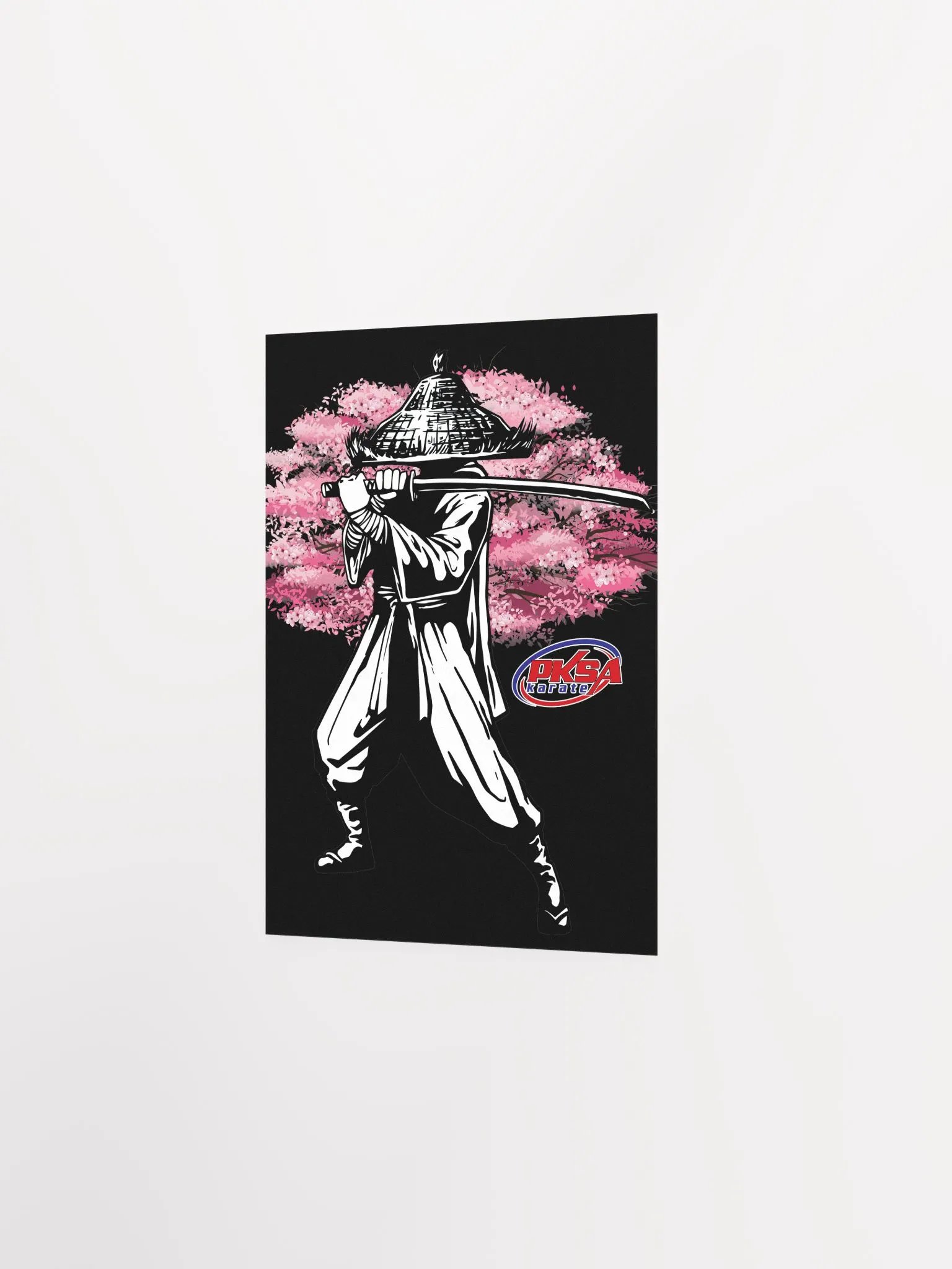 Samurai & Cherry Blossom Poster product image (2)
