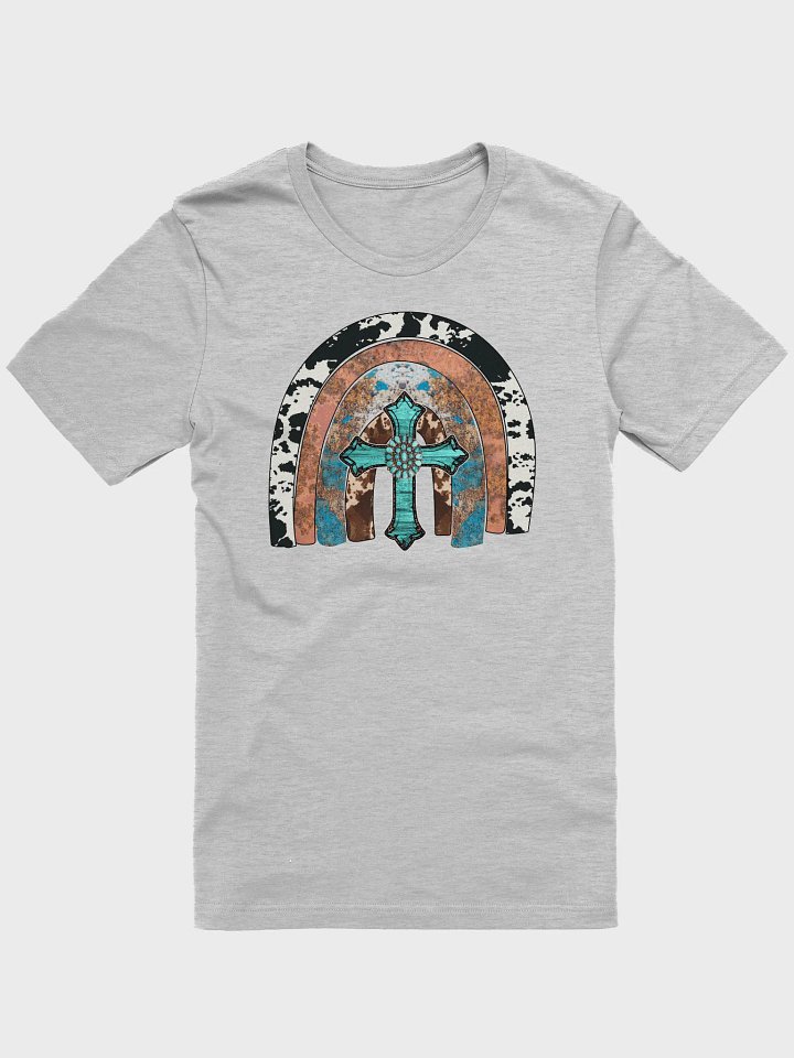 Jesus Rainbow Cowhide - Adult T-Shirt product image (2)