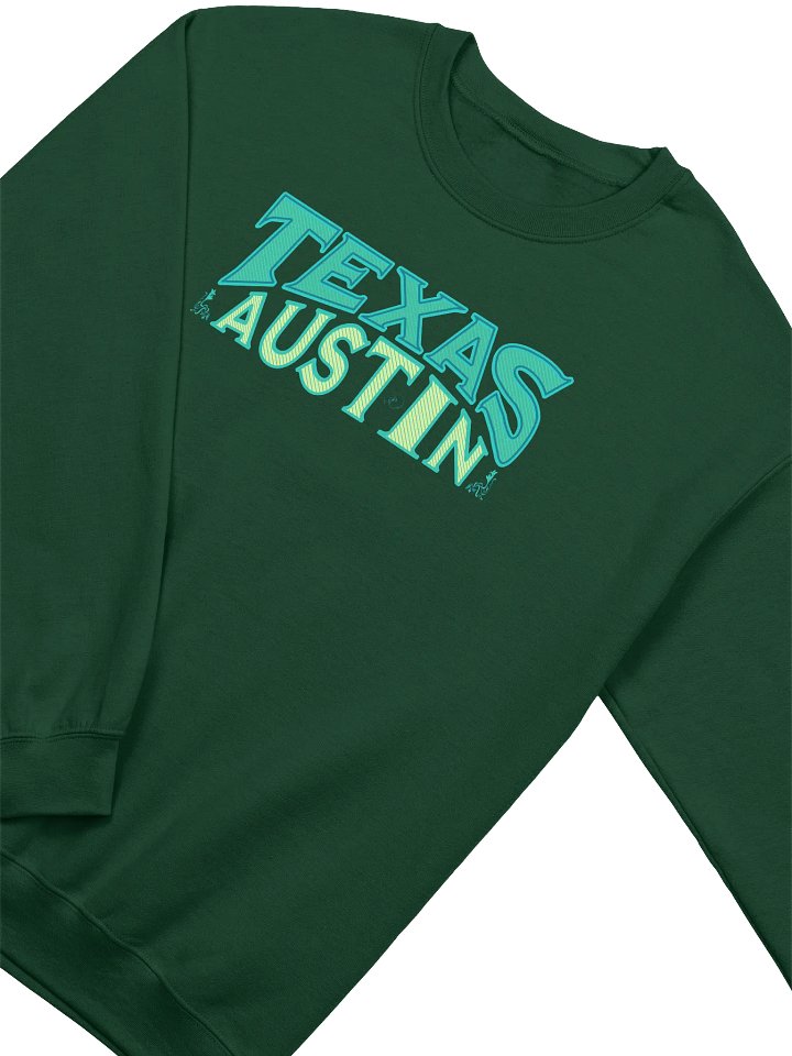 Texas Austin Vibes Unisex Crewneck Sweatshirt product image (2)