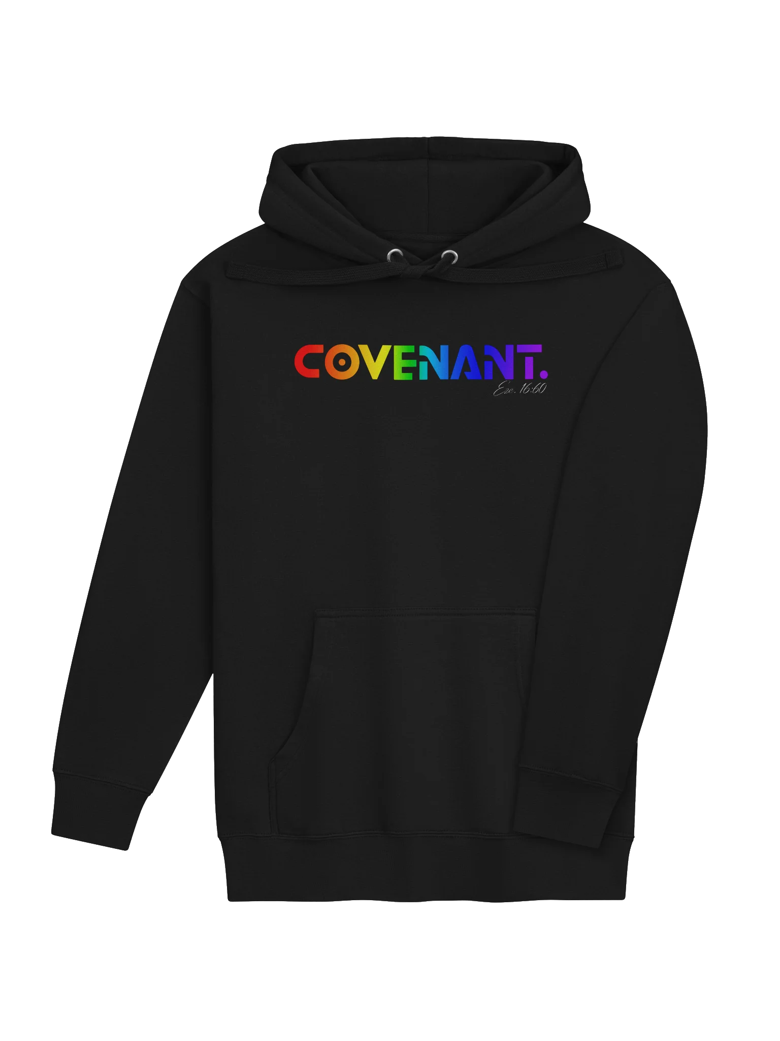 COVENANT. Rainbow Faith Statement Hoodie — His Promise Still Stands product image (27)