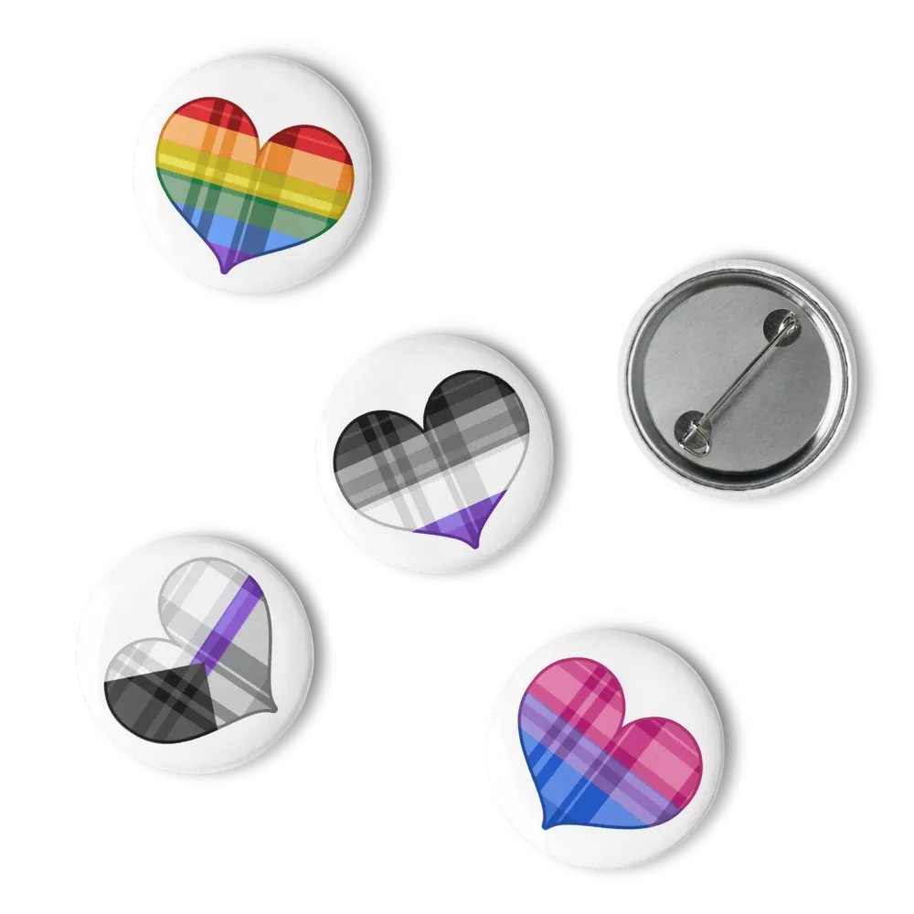 Pride Heart Pins - See Description product image (4)