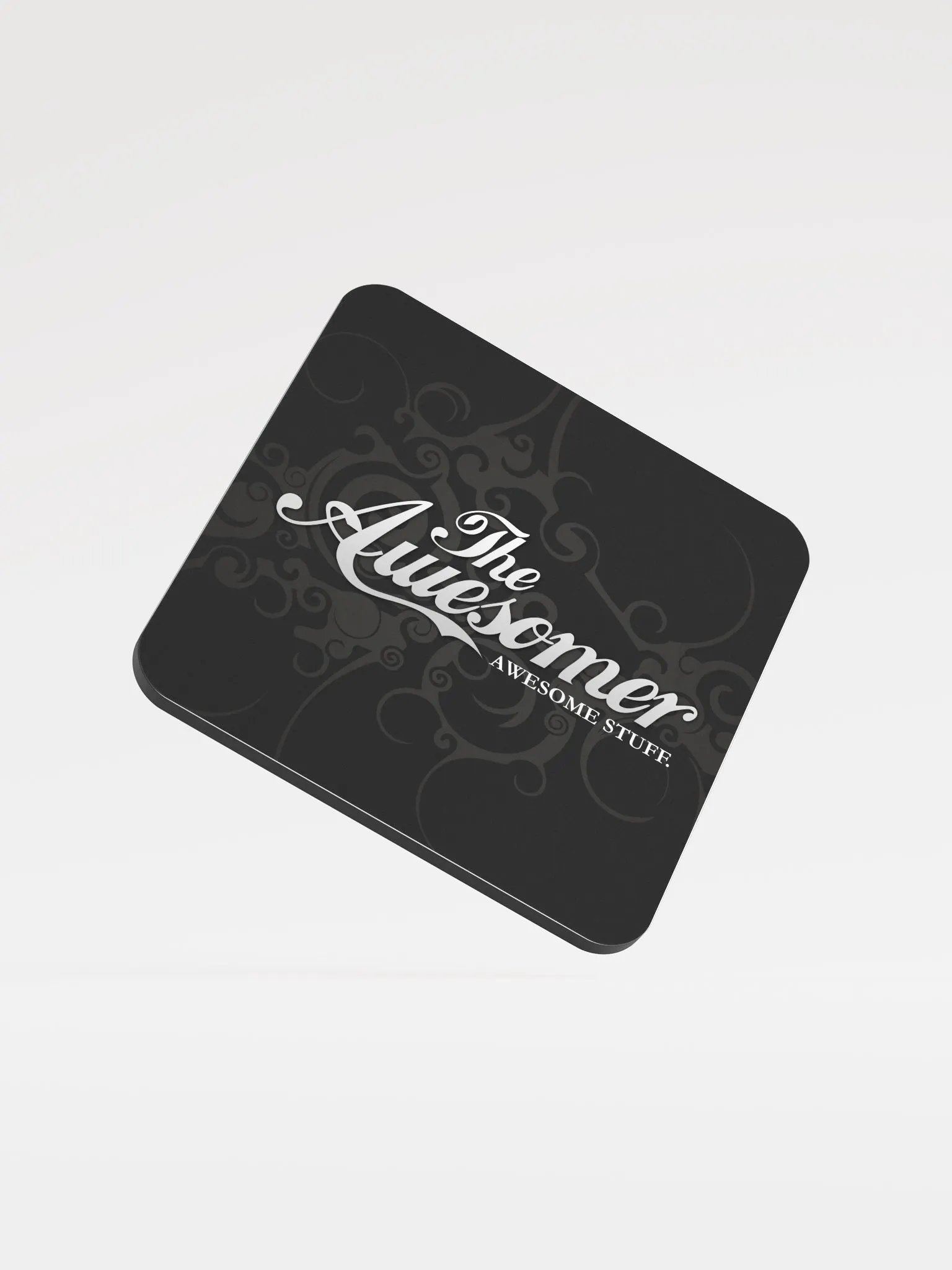 Awesomer Gloss Cork-Backed Coaster product image (1)