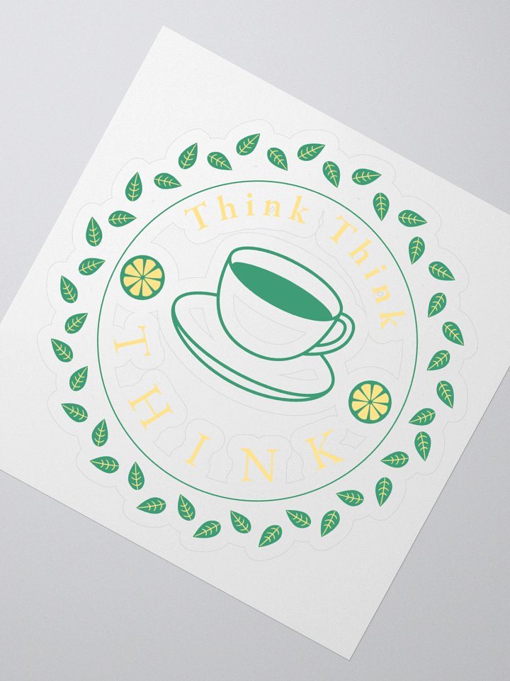 Slogan #7 Think Think Think Sticker product image (2)
