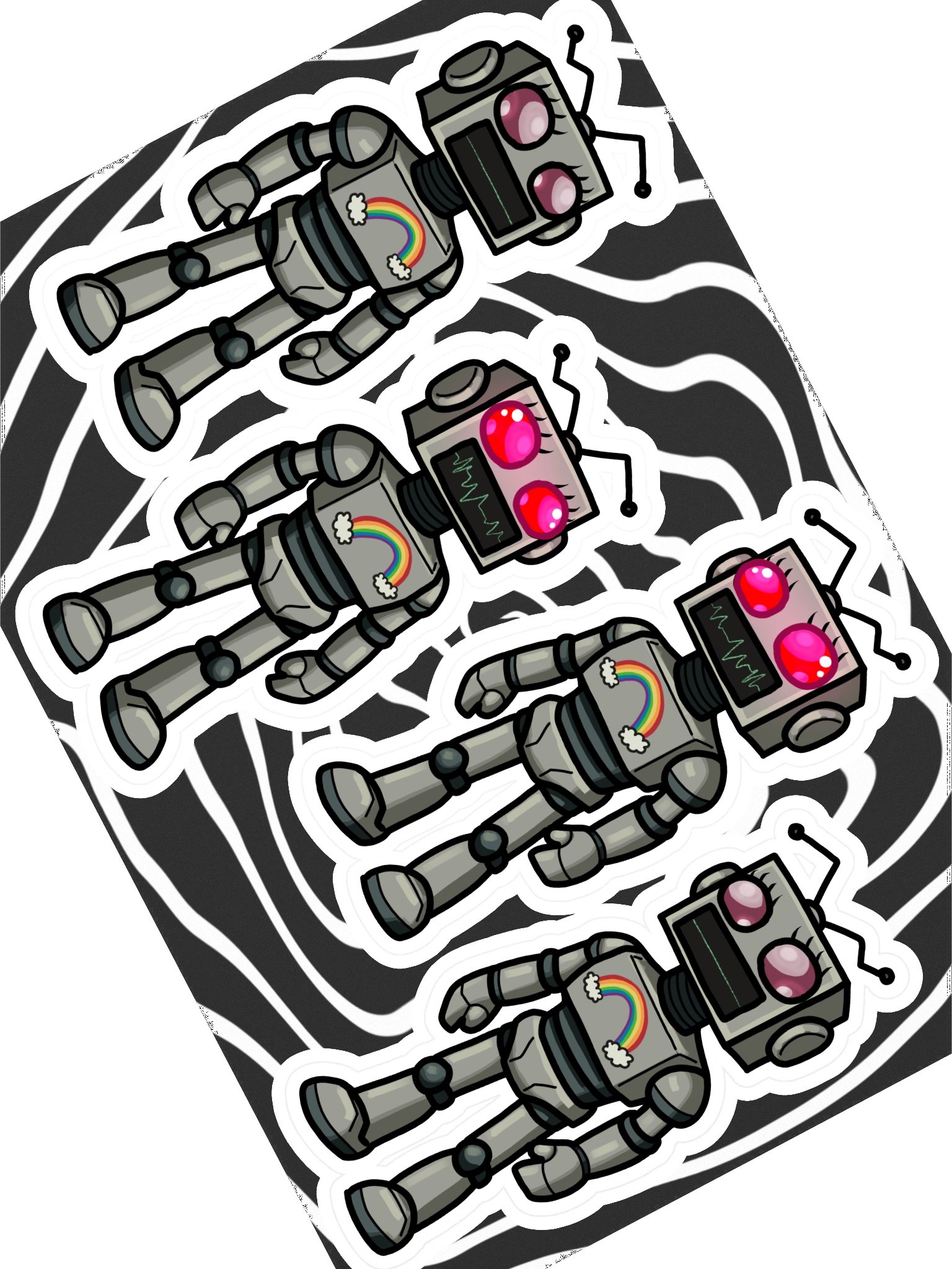PUPPET STICKER | gay robot product image (1)