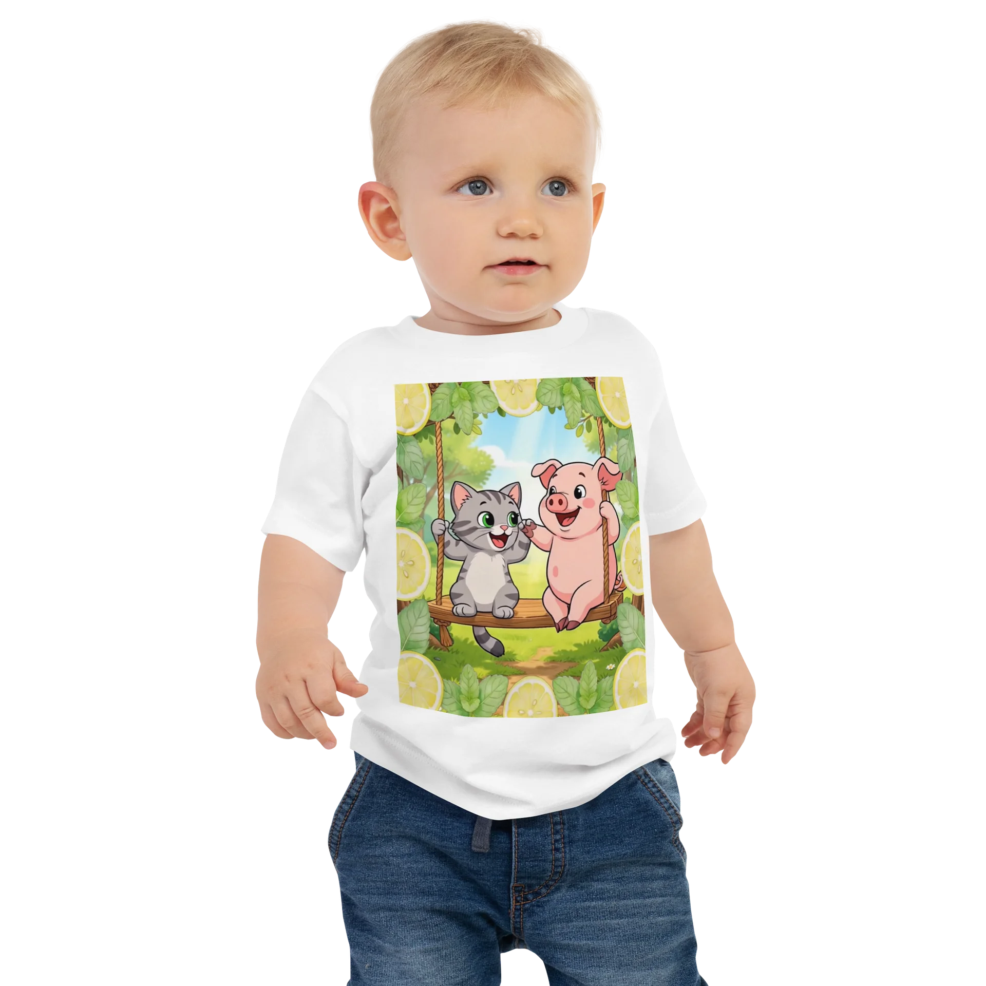 Kitten & Pig Lemon Swing Baby Tee product image (1)