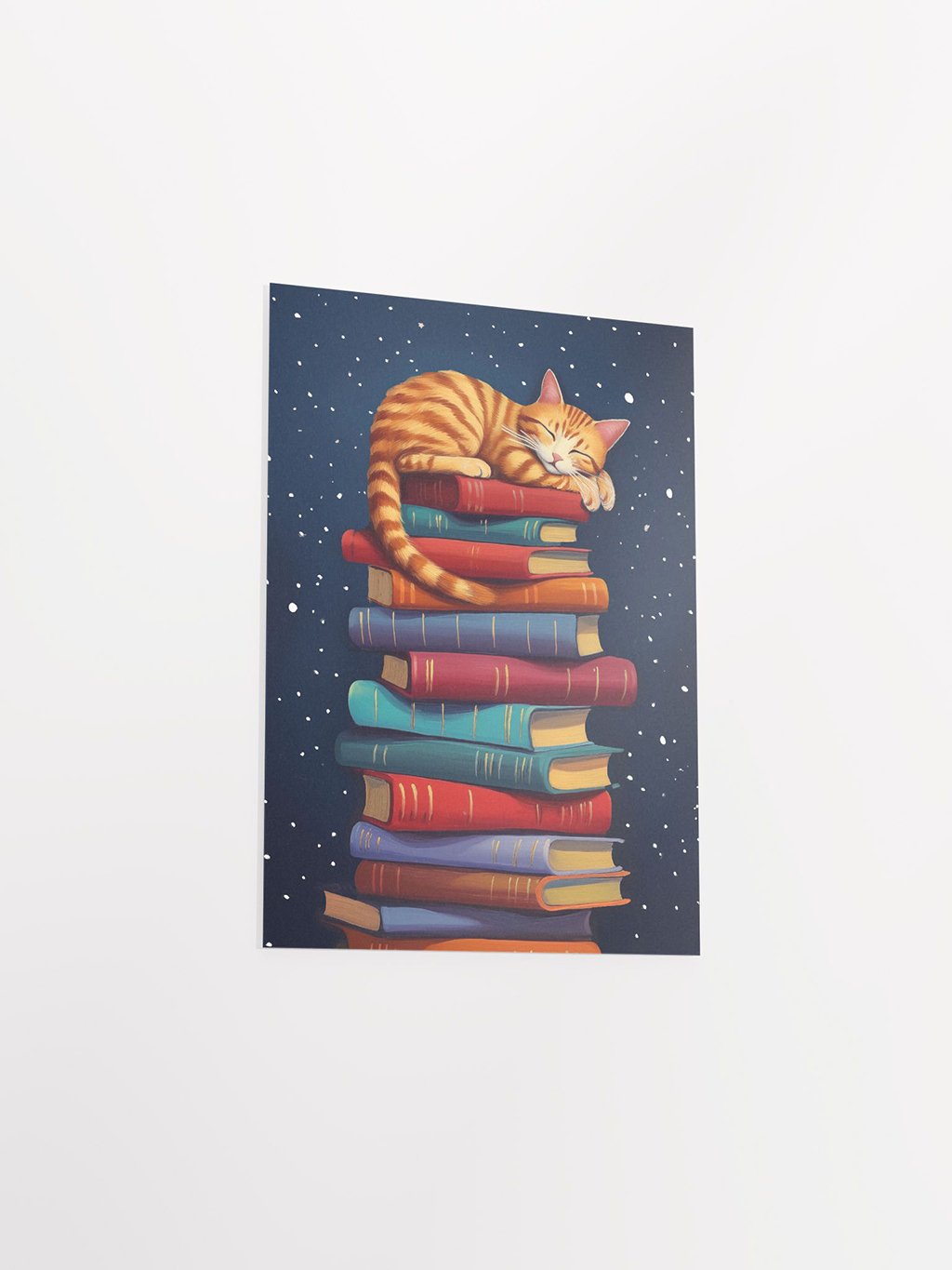 Things I Love - Cats & Books Studio Art Print product image (3)