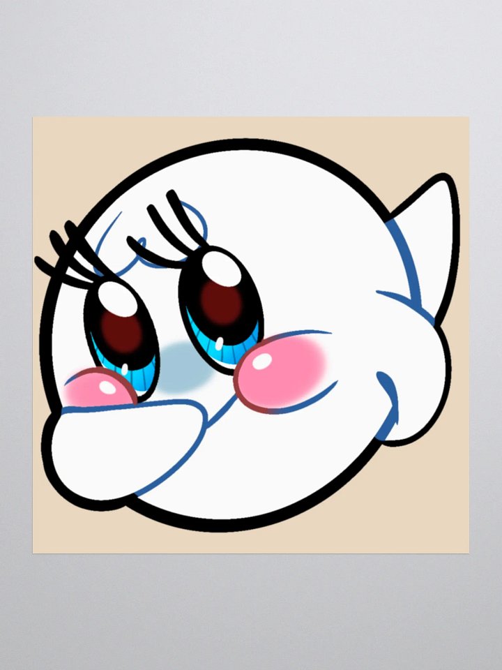 MARIOTHON BOO STICKER product image (1)