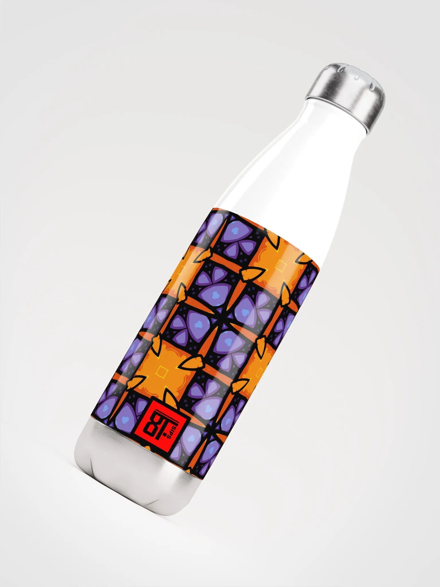 8T Sips Mosaic Stainless Steel Water Bottle product image (8)