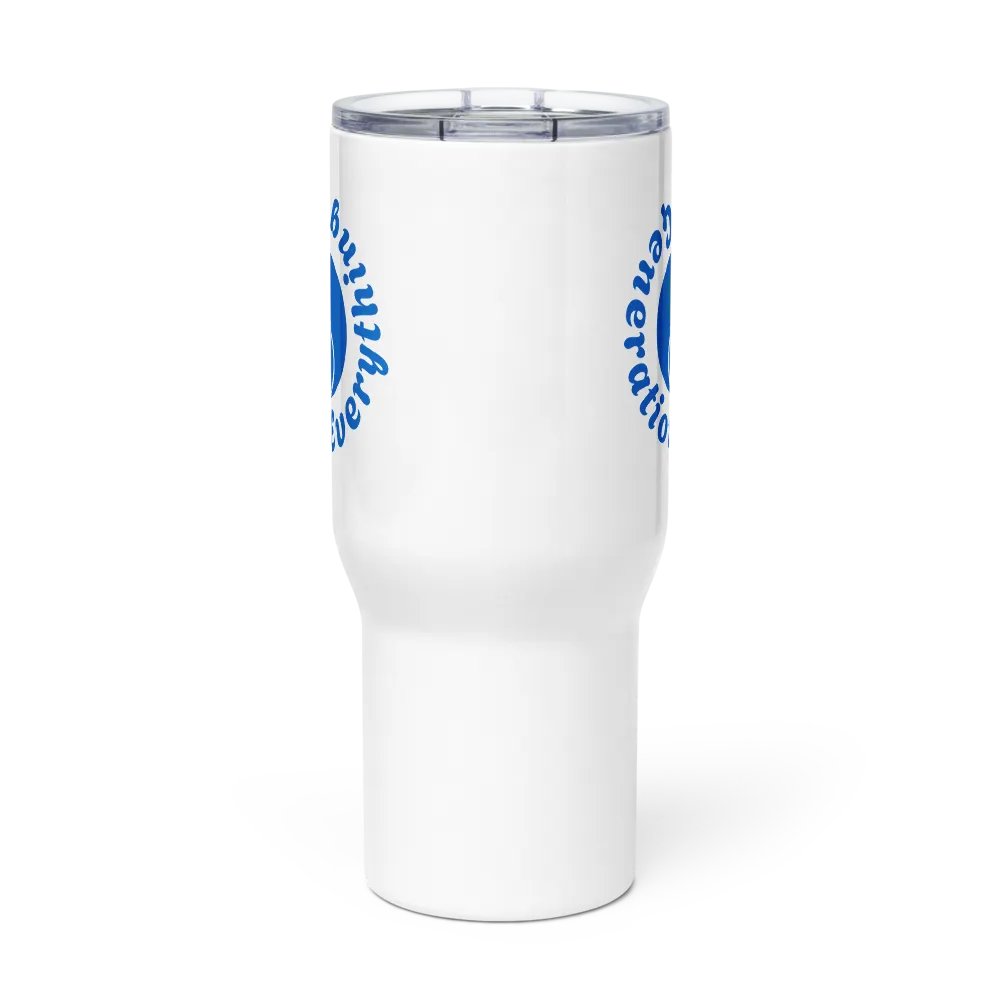Generation Everything Blue Logo Travel Mug with Handle product image (2)