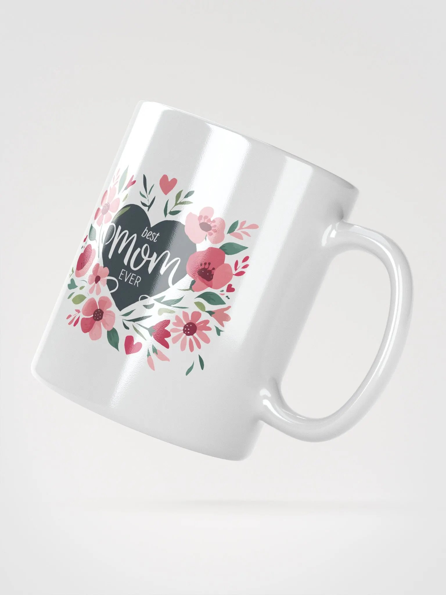 Floral Best Mom Ever Mug product image (4)