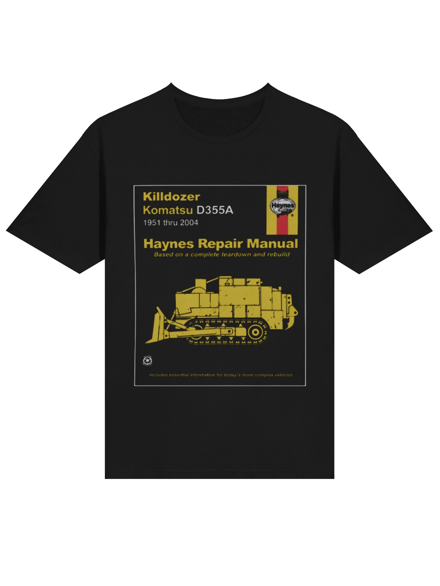Killdozer Komatsu Haynes Repair Manual T-Shirt product image (2)