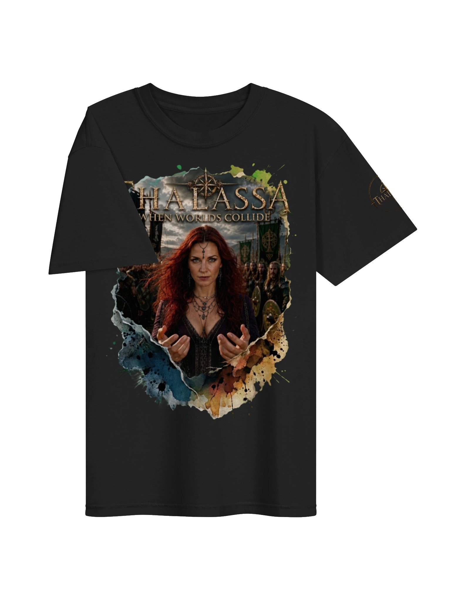 THALASSA Nilah Version - "When Worlds Collide" Heavyweight Official T-Shirt product image (6)