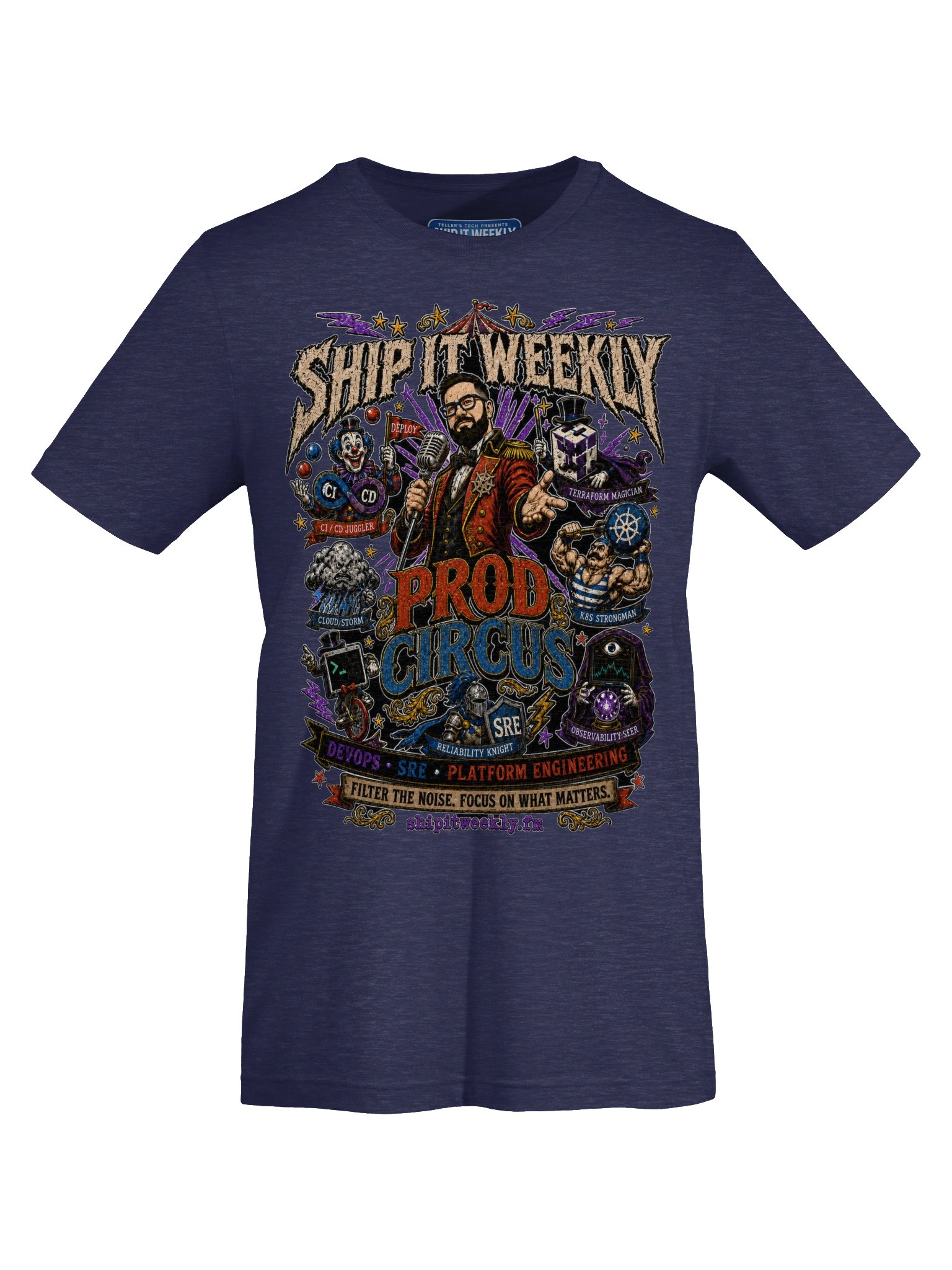 Prod Circus | Ship It Weekly DevOps Tee product image (5)