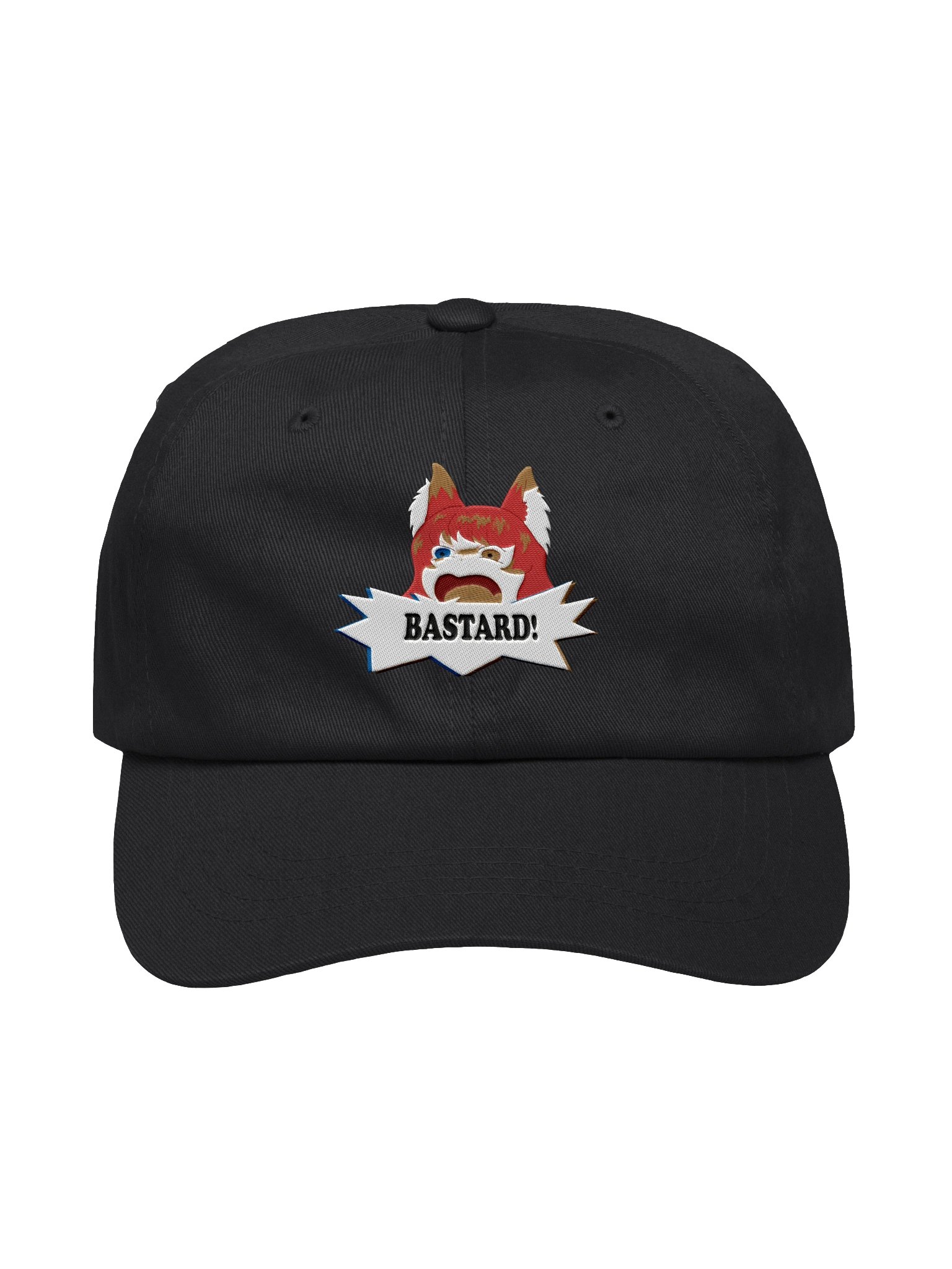 Angry Foxy "BASTARD!" Dad Hat product image (7)