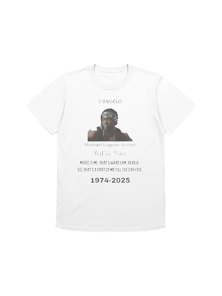 Rip D’Angelo Michael Eugene Archer Rest In Peace Shirt product image (1)