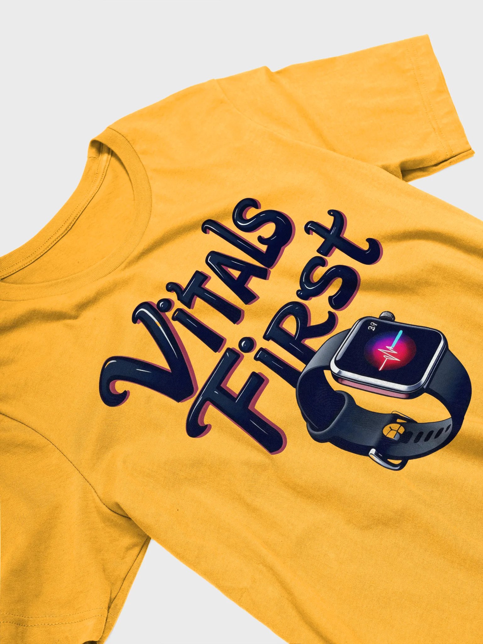 Vitals First Smartwatch T-Shirt product image (28)