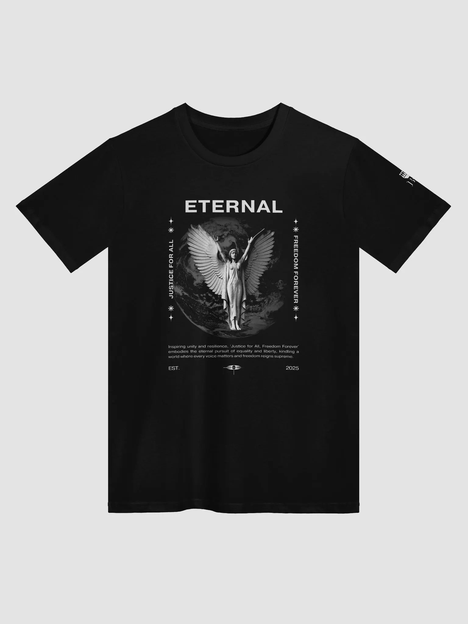 Eternal: Justice for All, Freedom Forever Regular Fit T-shirt product image (1)