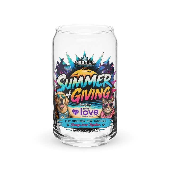 Summer of Giving Can Glass product image (2)