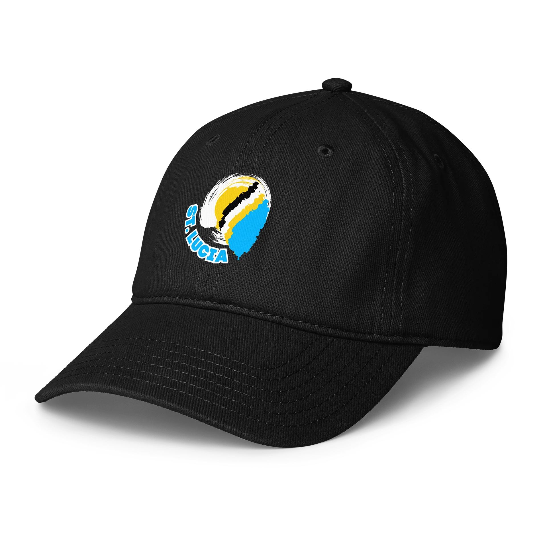 St. Lucia Abstract Island Baseball Cap product image (8)