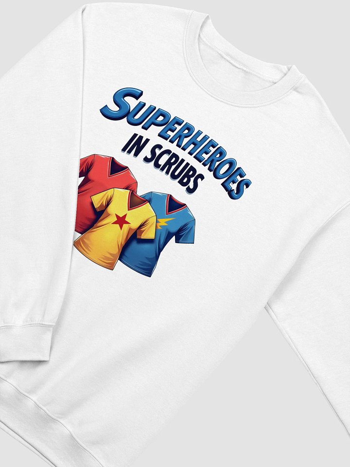 Superheroes in Scrubs Crewneck Sweatshirt product image (8)