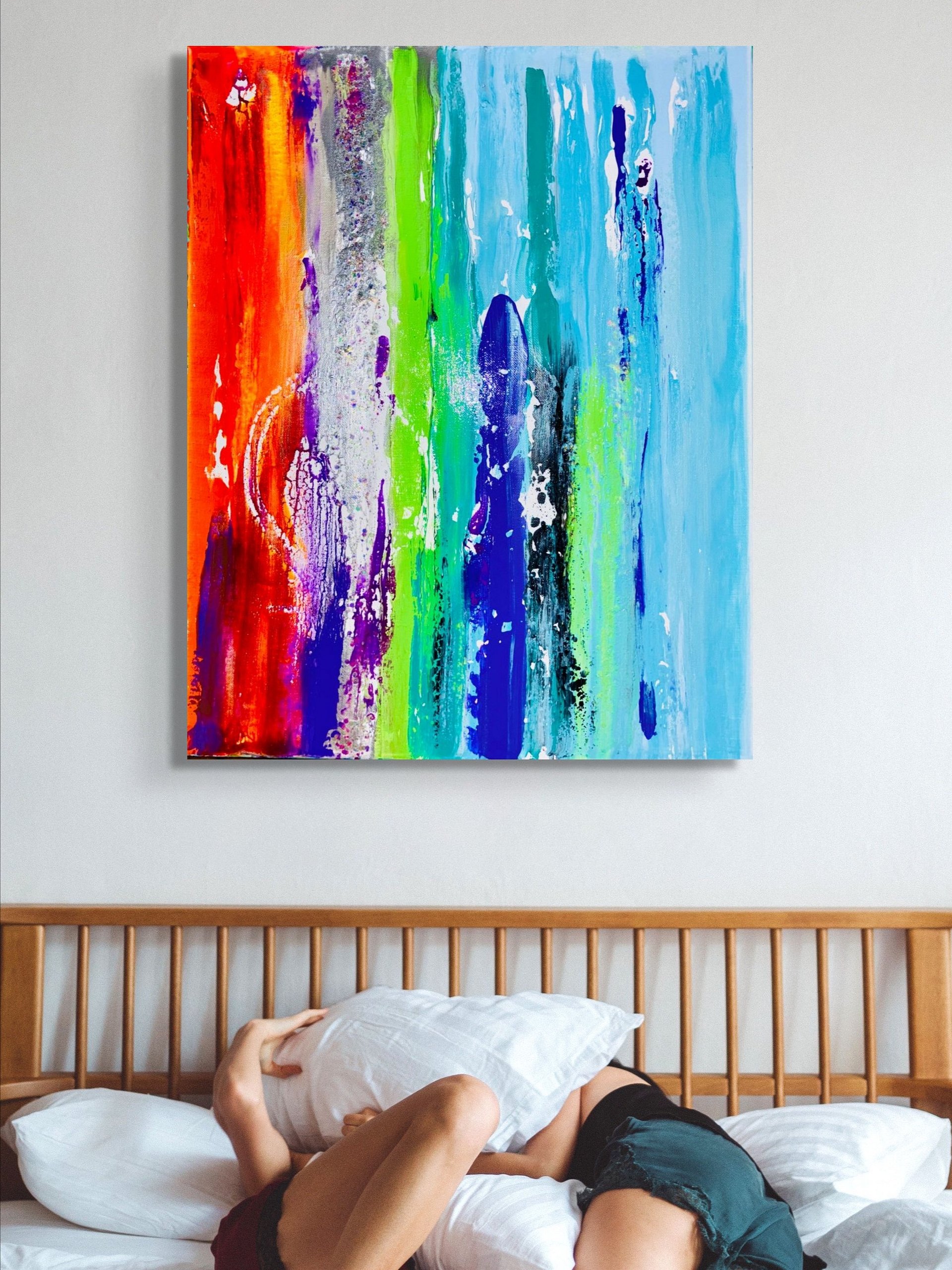 Screaming Rainbow Canvas Print product image (1)