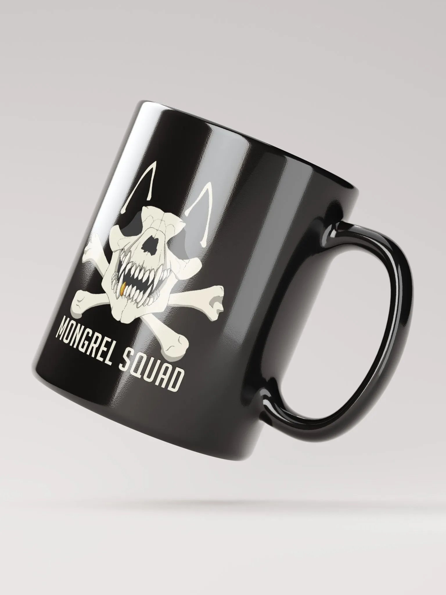 Mongrel Squad Black Glossy Mug product image (3)