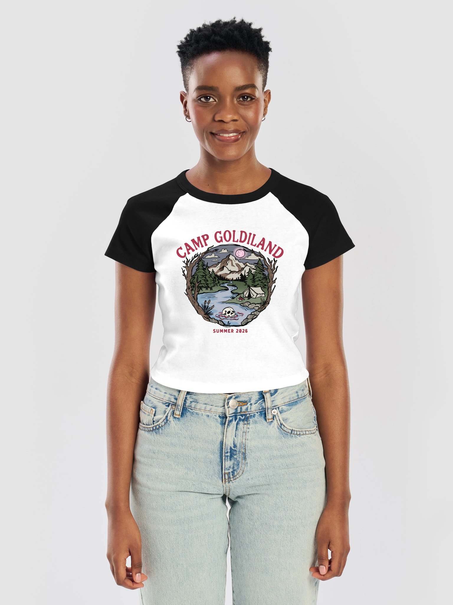 CAMP GOLDILAND CVNTY CROP TOP product image (14)
