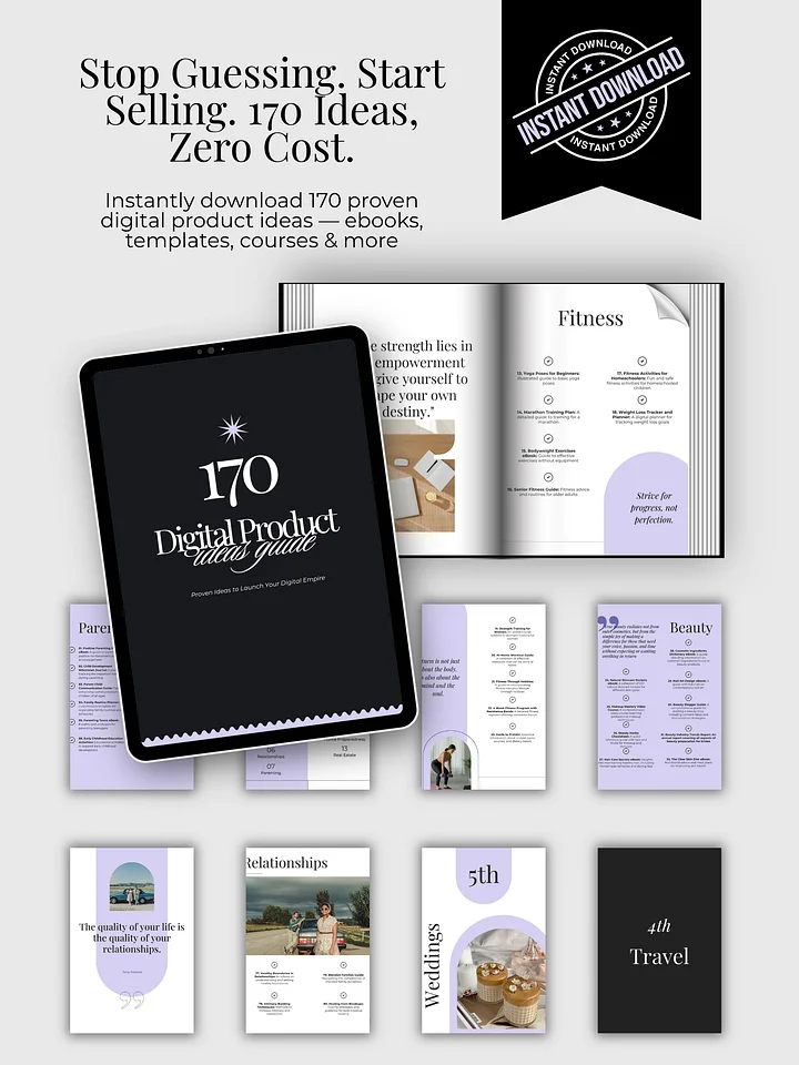 170 Digital Product Ideas product image (2)