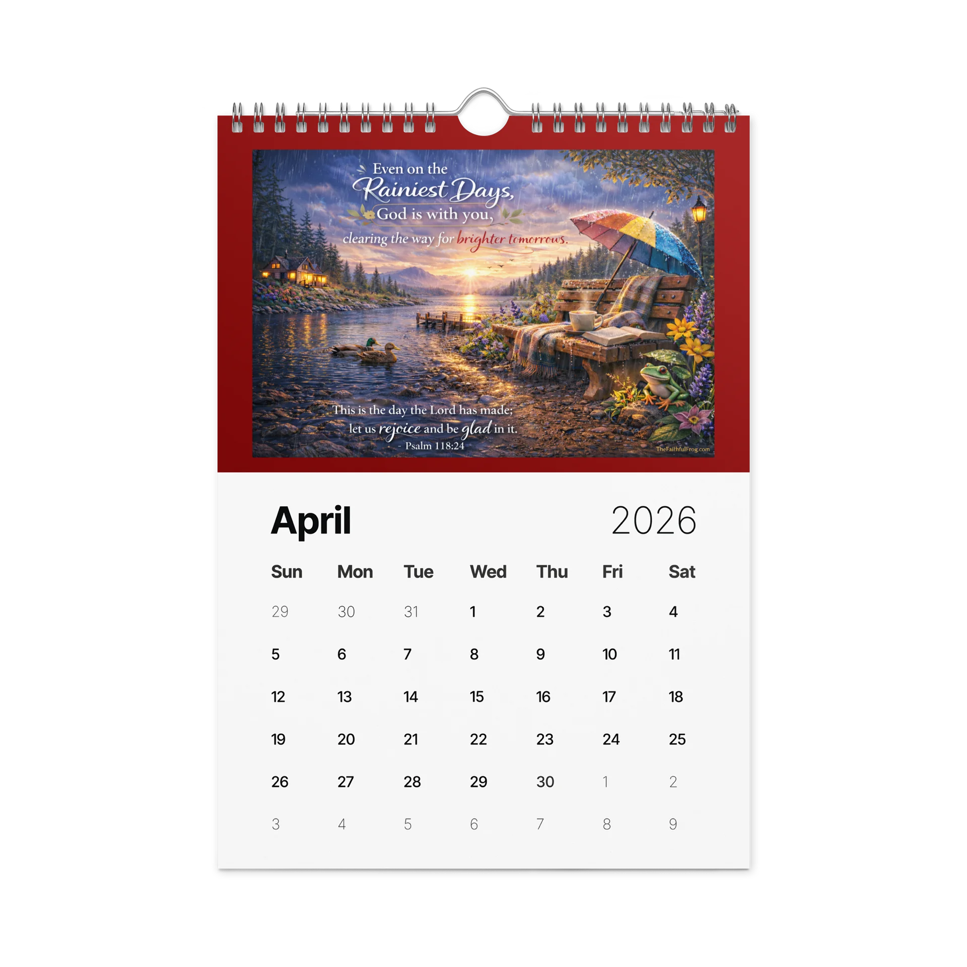 Heaven's Artwork 2026 Wall Calendar product image (5)
