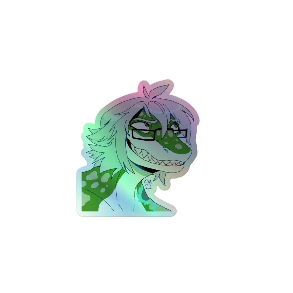 Holographic Toothy Ikari Sticker product image (1)
