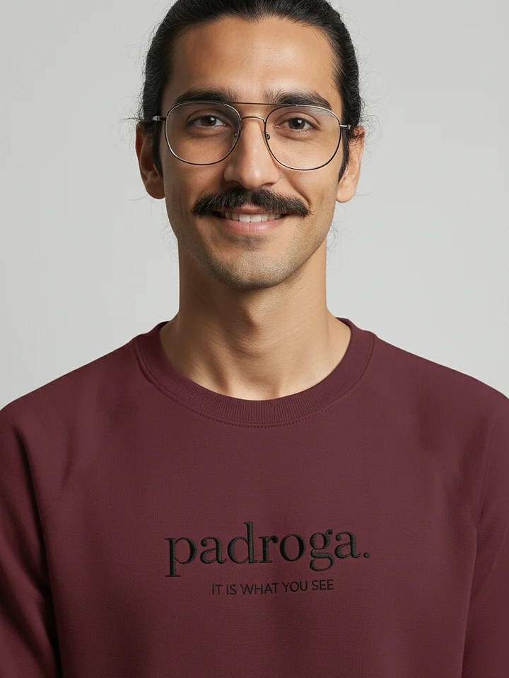 padroga. essentials maroon embroidered logo product image (2)