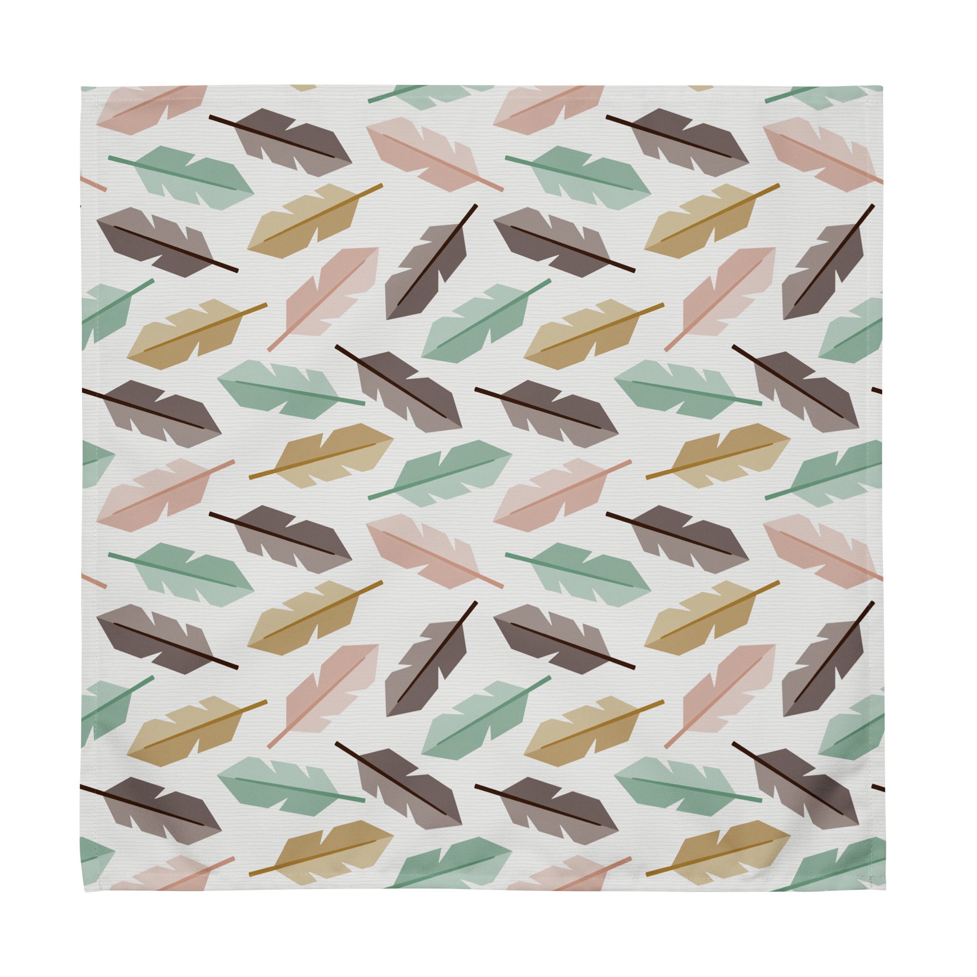 Mid-Century Modern Feathers Cloth Napkin Set (4) product image (3)