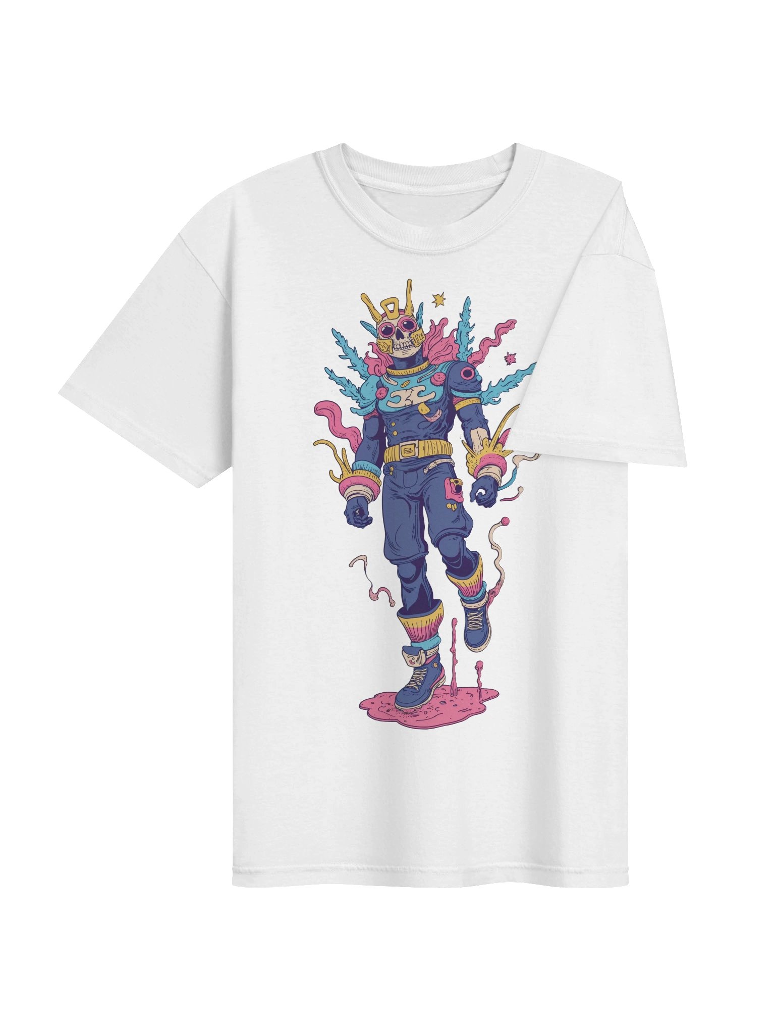 Cyberpunk Skeleton Glow Tee product image (52)