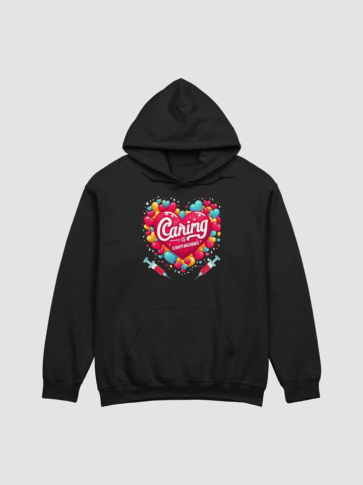 Caring is Contagious Heart Hoodie product image (6)