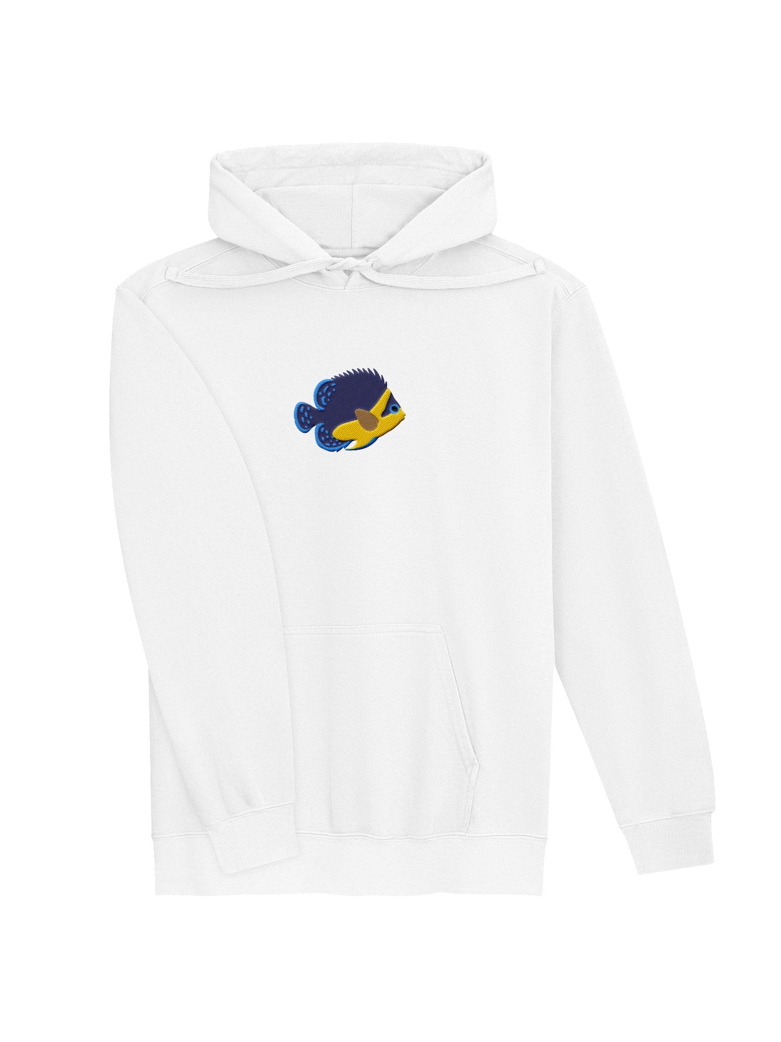 Venustus Angelfish Embroidered Hoodie | Saltwater Reef Aquarium & Ocean Lover Apparel product image (19)